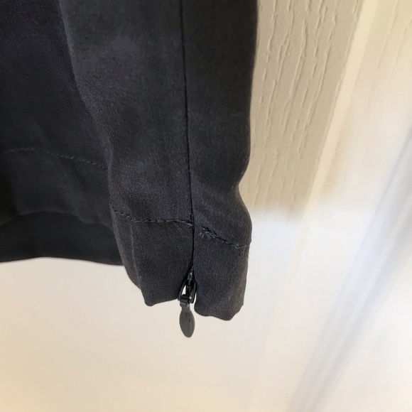 HOUSE OF HARLOW 1960 SILK HARLEM PANT GREY - Picture 4 of 7